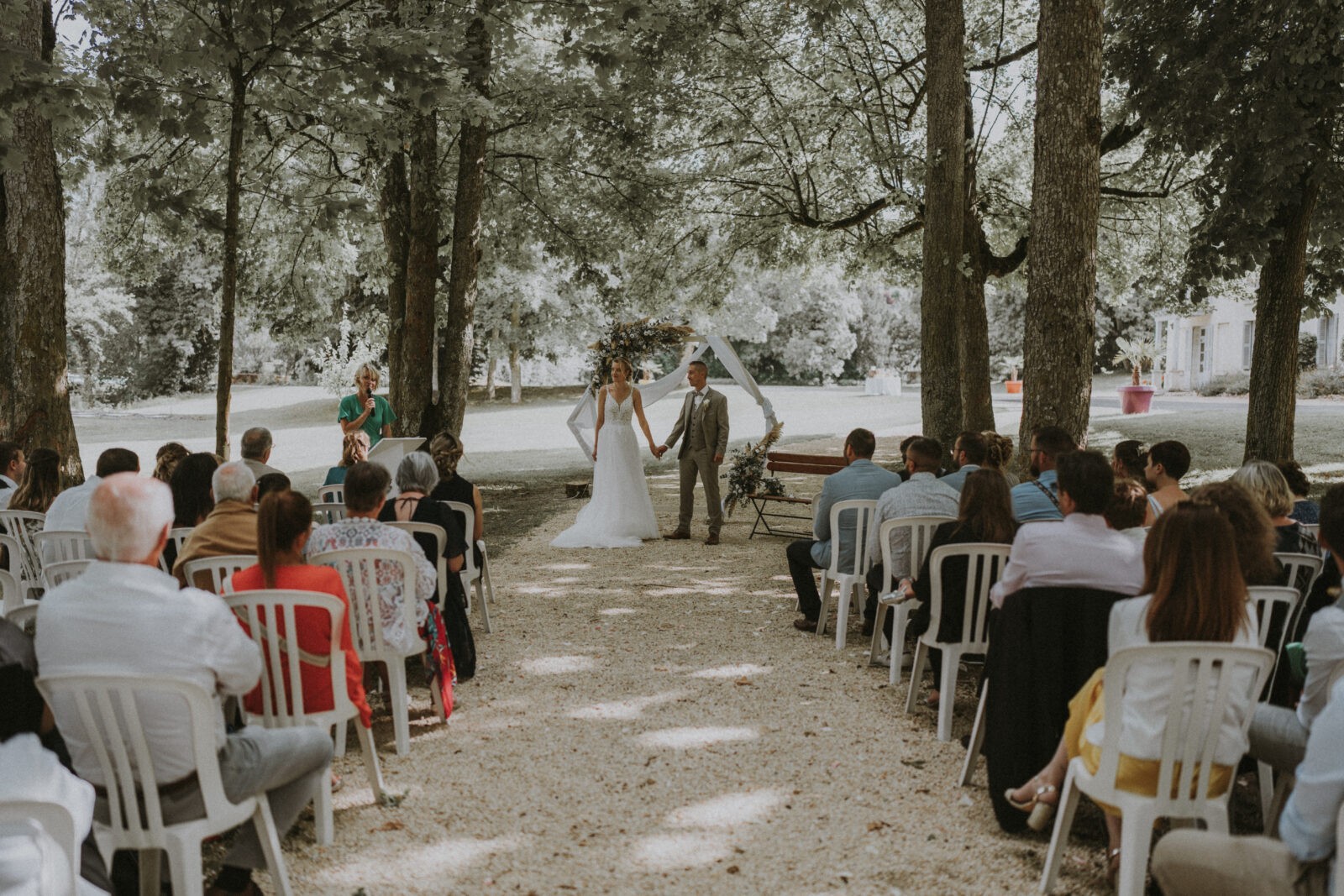 Rendre l'impossible possible, jolie cérémonie de mariage en Touraine