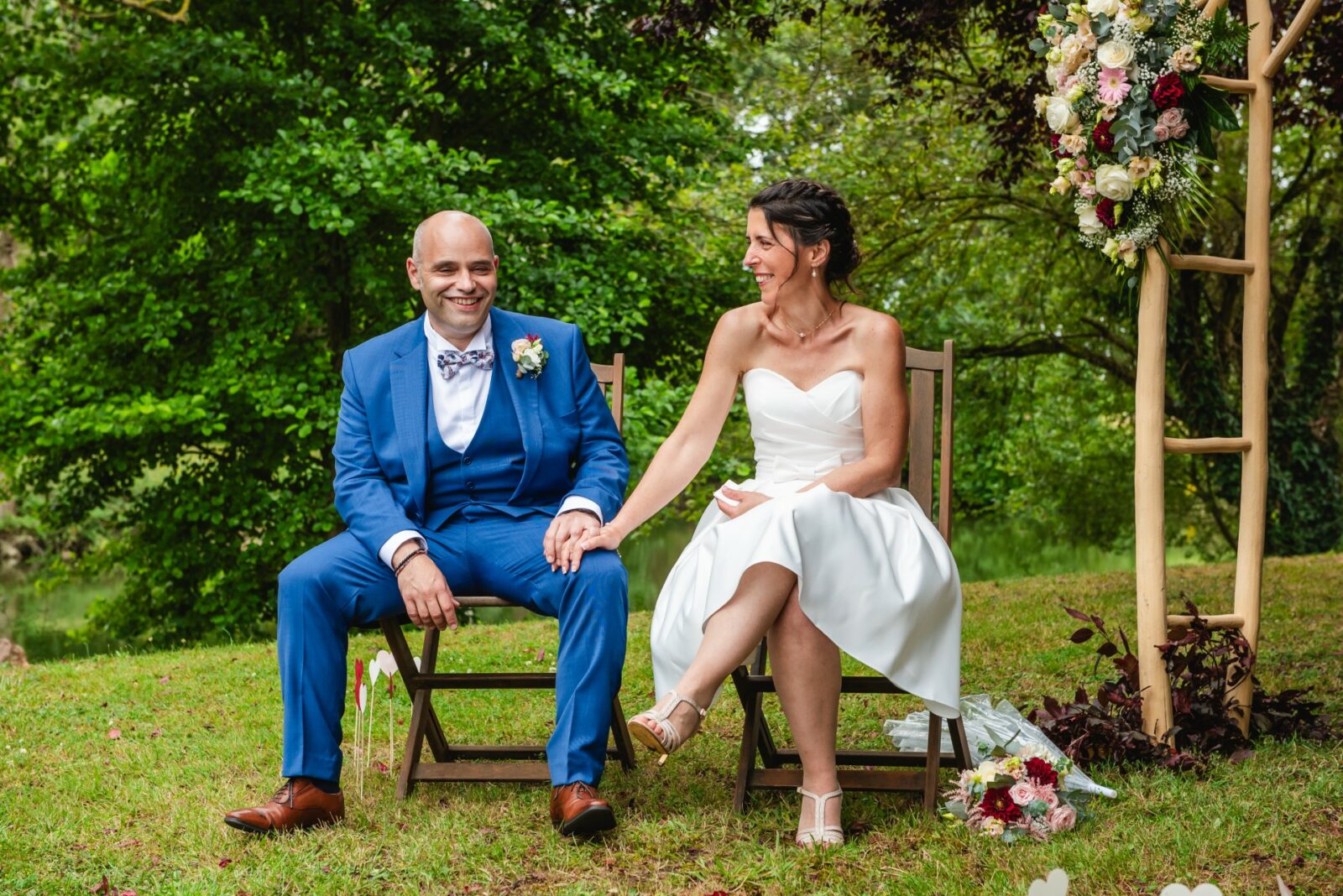 Cérémonie de mariage remplie de douceur et d'humour