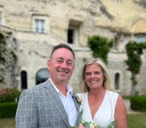 Renewal wedding ceremony in Loire Valley