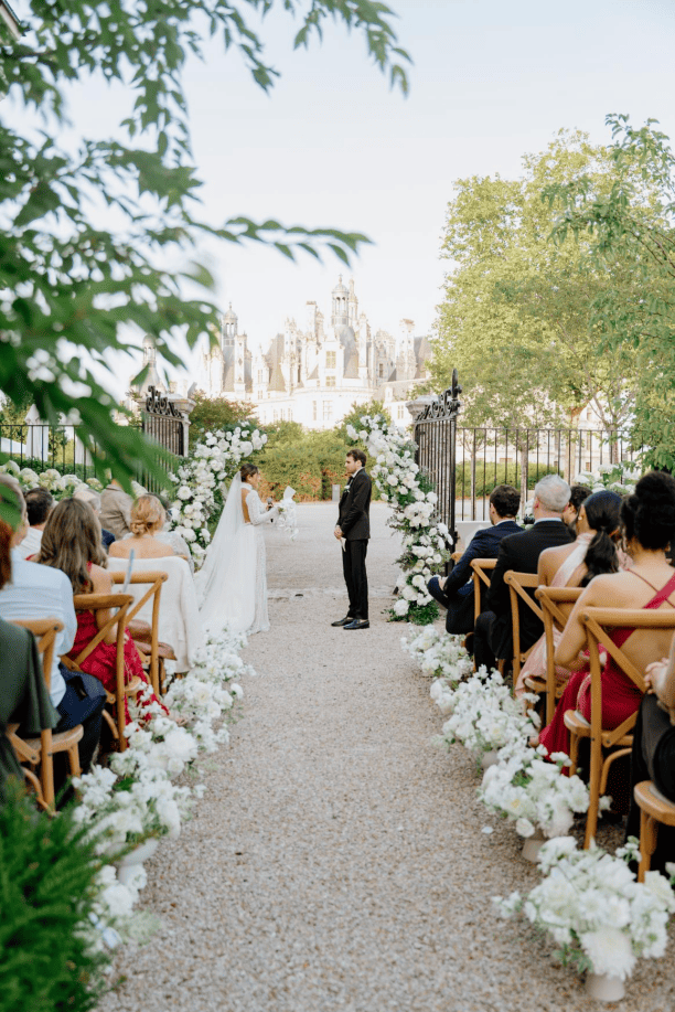 Ceremonia de boda en Chateau de Chambord 41